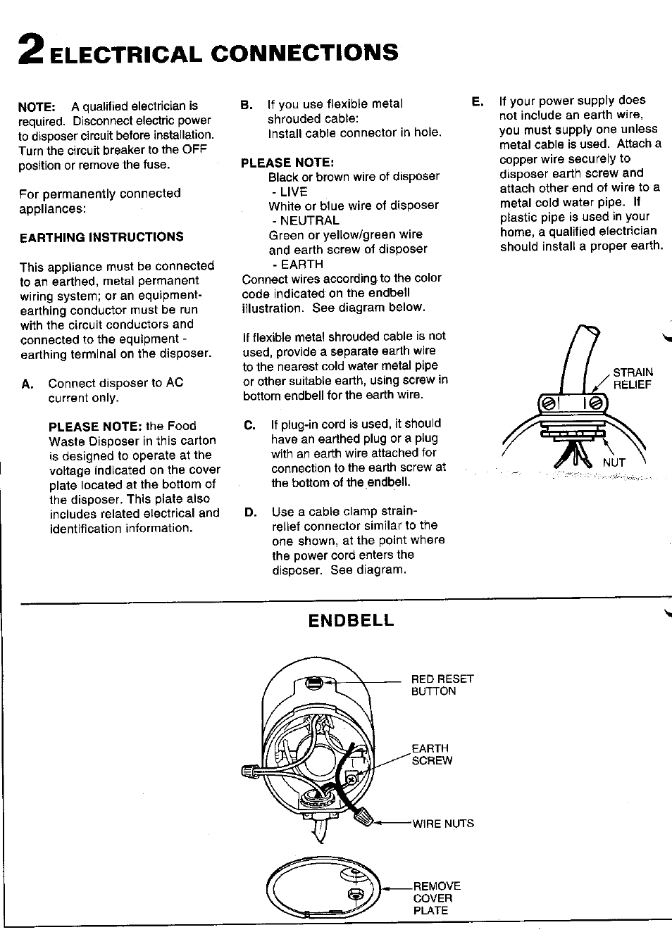 Kleenmaid Waste Disposal Units User Manual | Page 4 / 8
