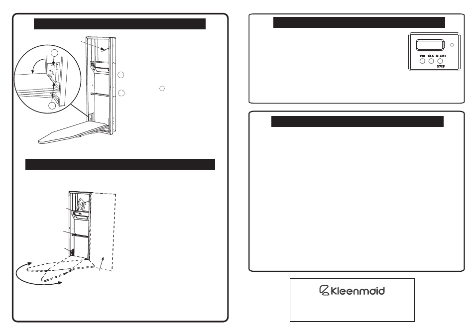 Kleenmaid LWK300 User Manual | Page 2 / 2