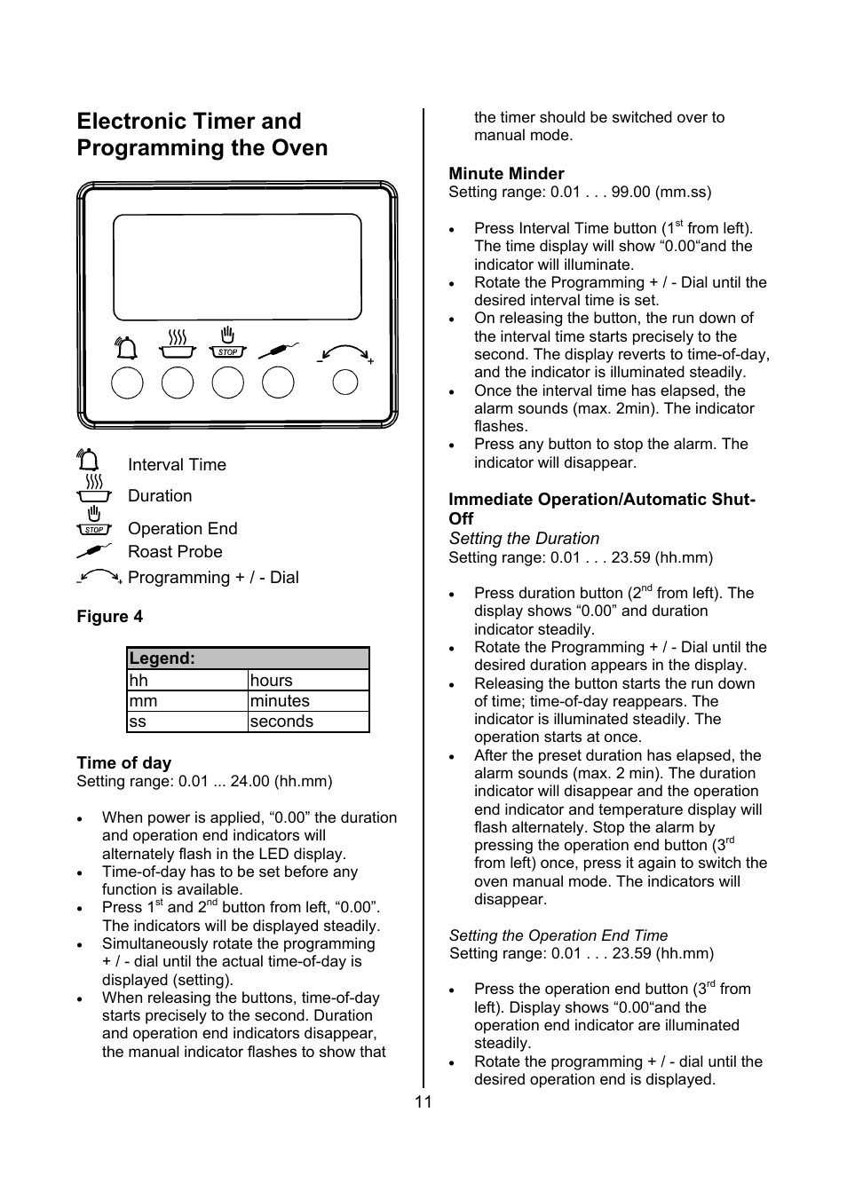 Electronic timer and programming the oven | Kleenmaid TO900X User Manual | Page 12 / 30