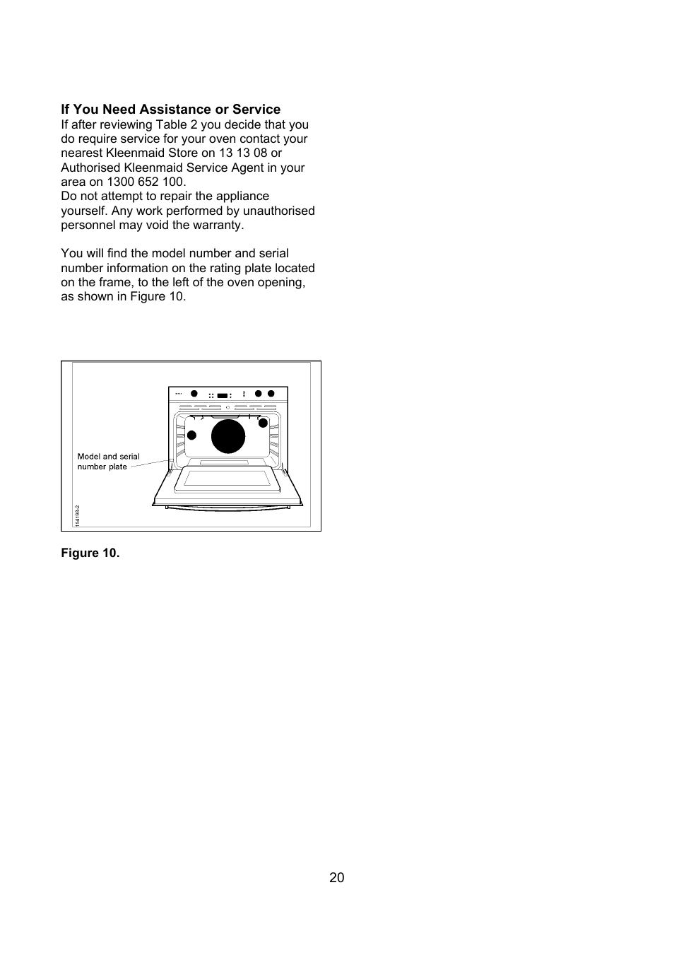 Kleenmaid TO900X User Manual | Page 21 / 30