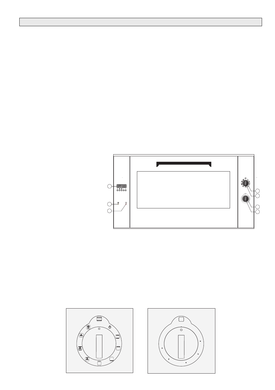 User's instructions, This oven is for domestic use only, Function selector knob 5 | Power on indicator lamp 6. led programmer, Fig. 1 fig. 2 | Kleenmaid TO850X User Manual | Page 5 / 16