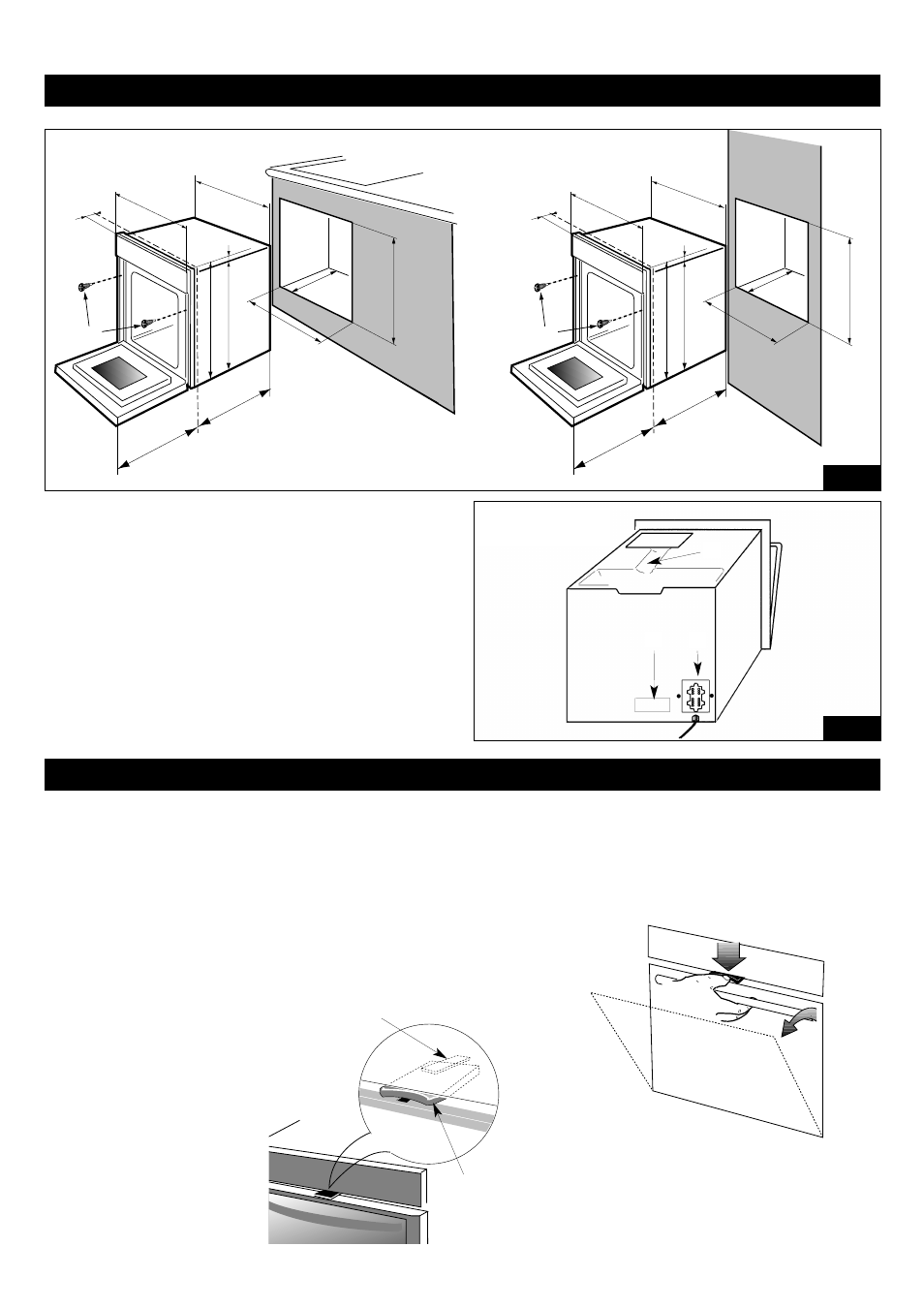 Cd e, Installation | Kleenmaid TO70X User Manual | Page 9 / 14