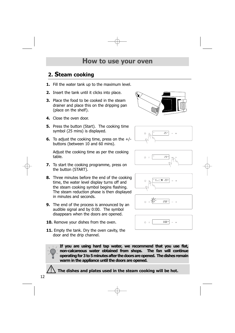 Ow to use your oven | Kleenmaid SOE100A User Manual | Page 12 / 28