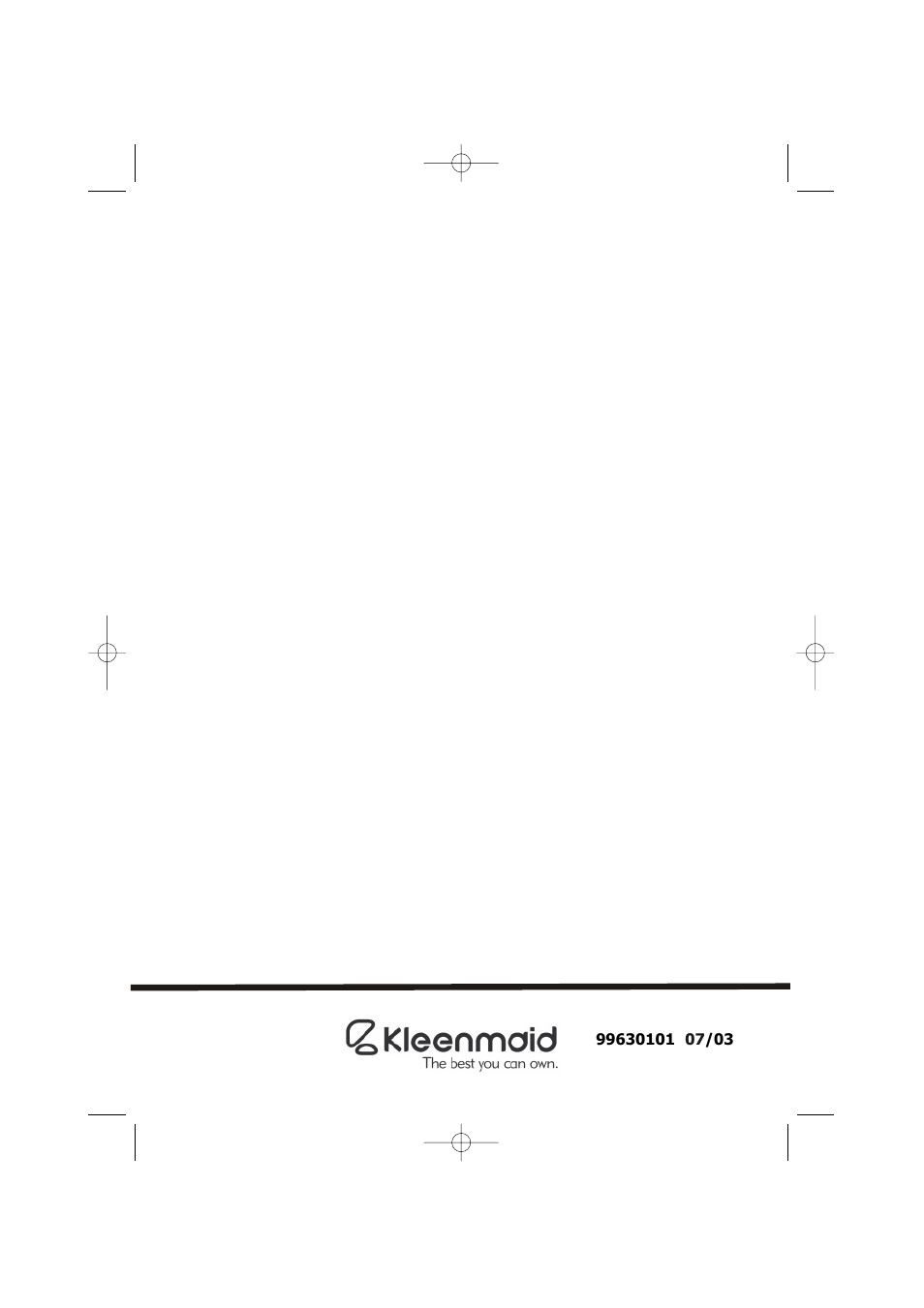 Kleenmaid SOE100A User Manual | Page 28 / 28