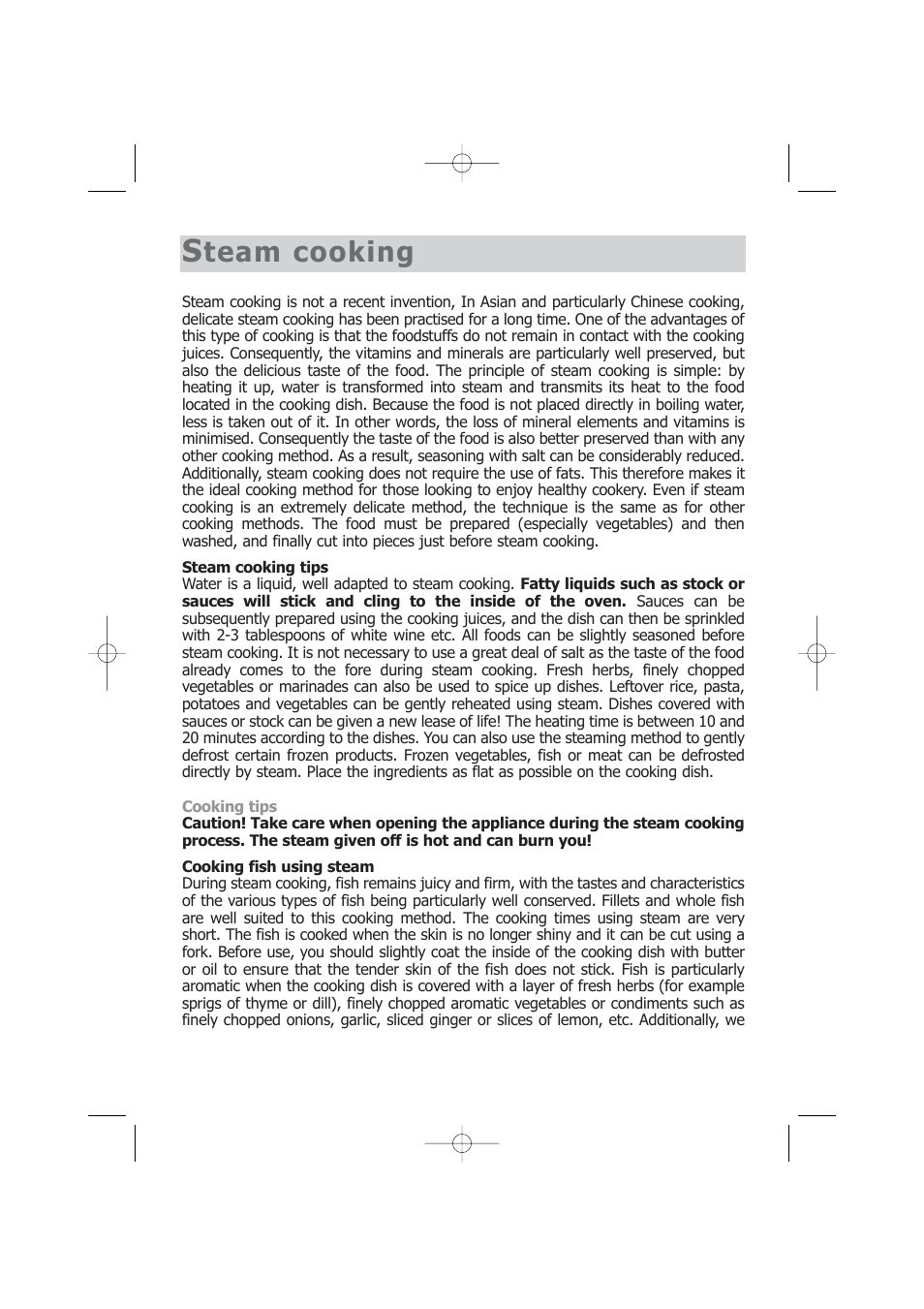 Team cooking | Kleenmaid SOE102X User Manual | Page 17 / 28