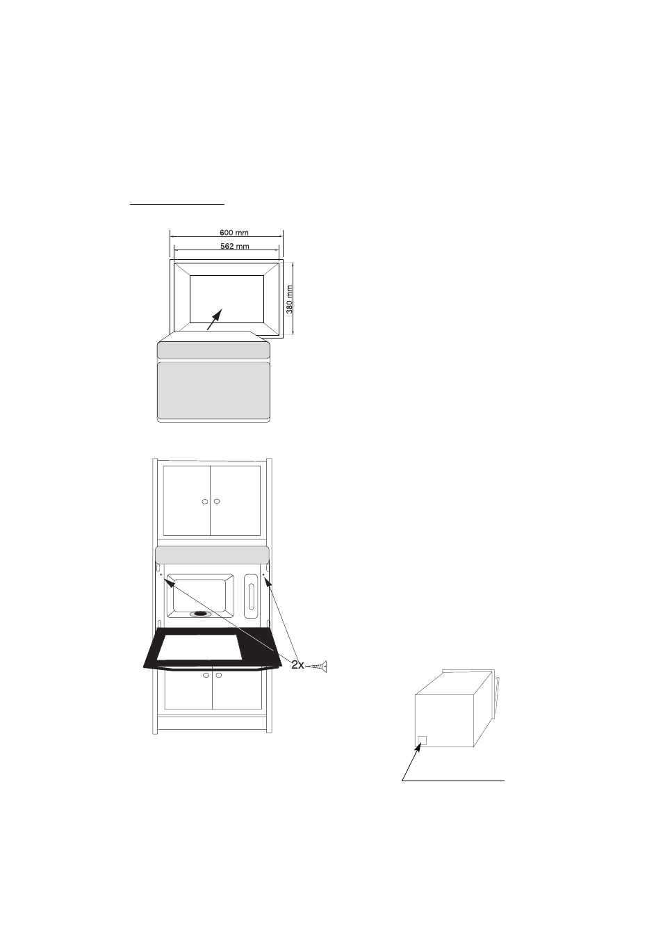 2) building in | Kleenmaid BSV360 User Manual | Page 10 / 10