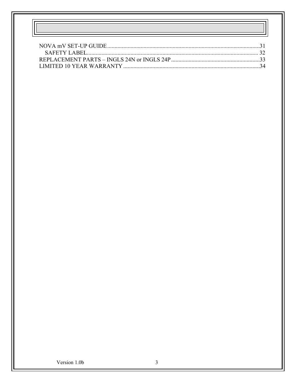 Country Flame INGLS 24-N User Manual | Page 3 / 34