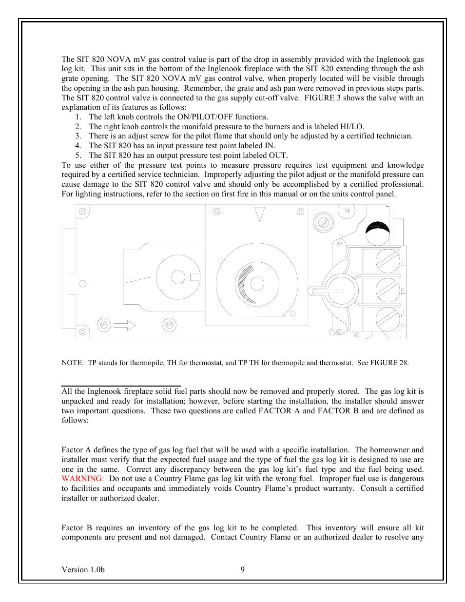 Country Flame INGLS 24-N User Manual | Page 9 / 34