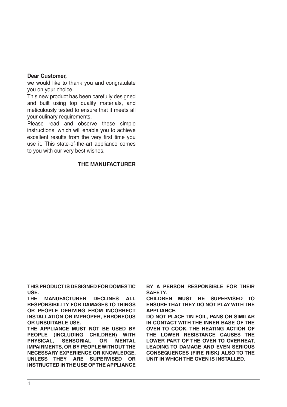 Kleenmaid OMF6010 User Manual | Page 4 / 16