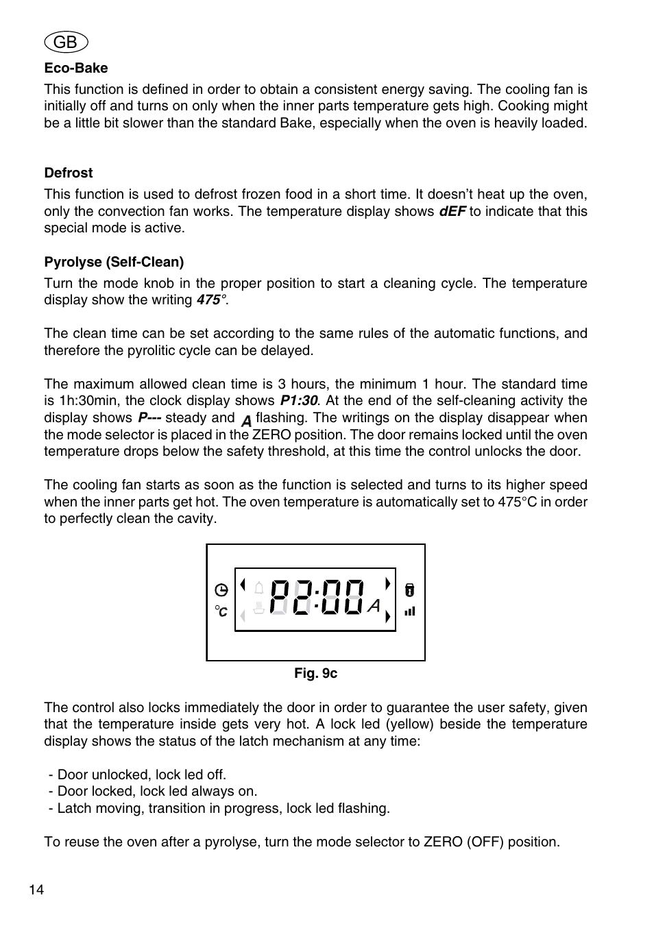 Kleenmaid OMFP6010 User Manual | Page 16 / 28