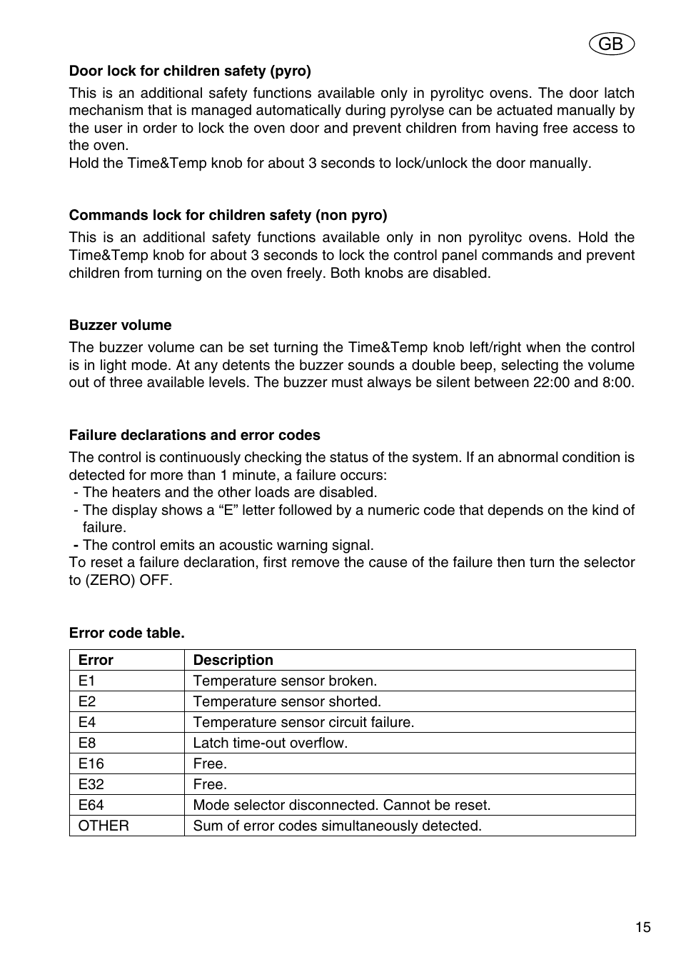 Kleenmaid OMFP6010 User Manual | Page 17 / 28