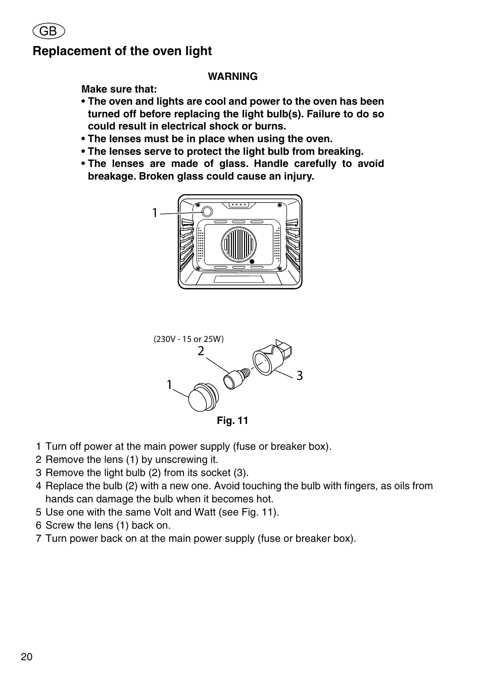 Kleenmaid OMFP6010 User Manual | Page 22 / 28