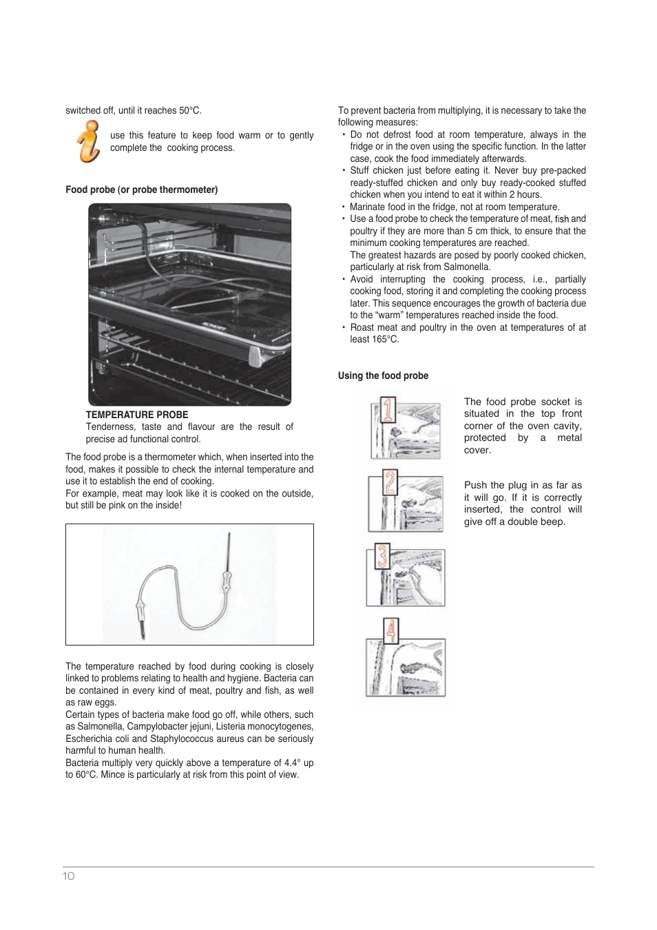 Kleenmaid OMF6012 User Manual | Page 10 / 20