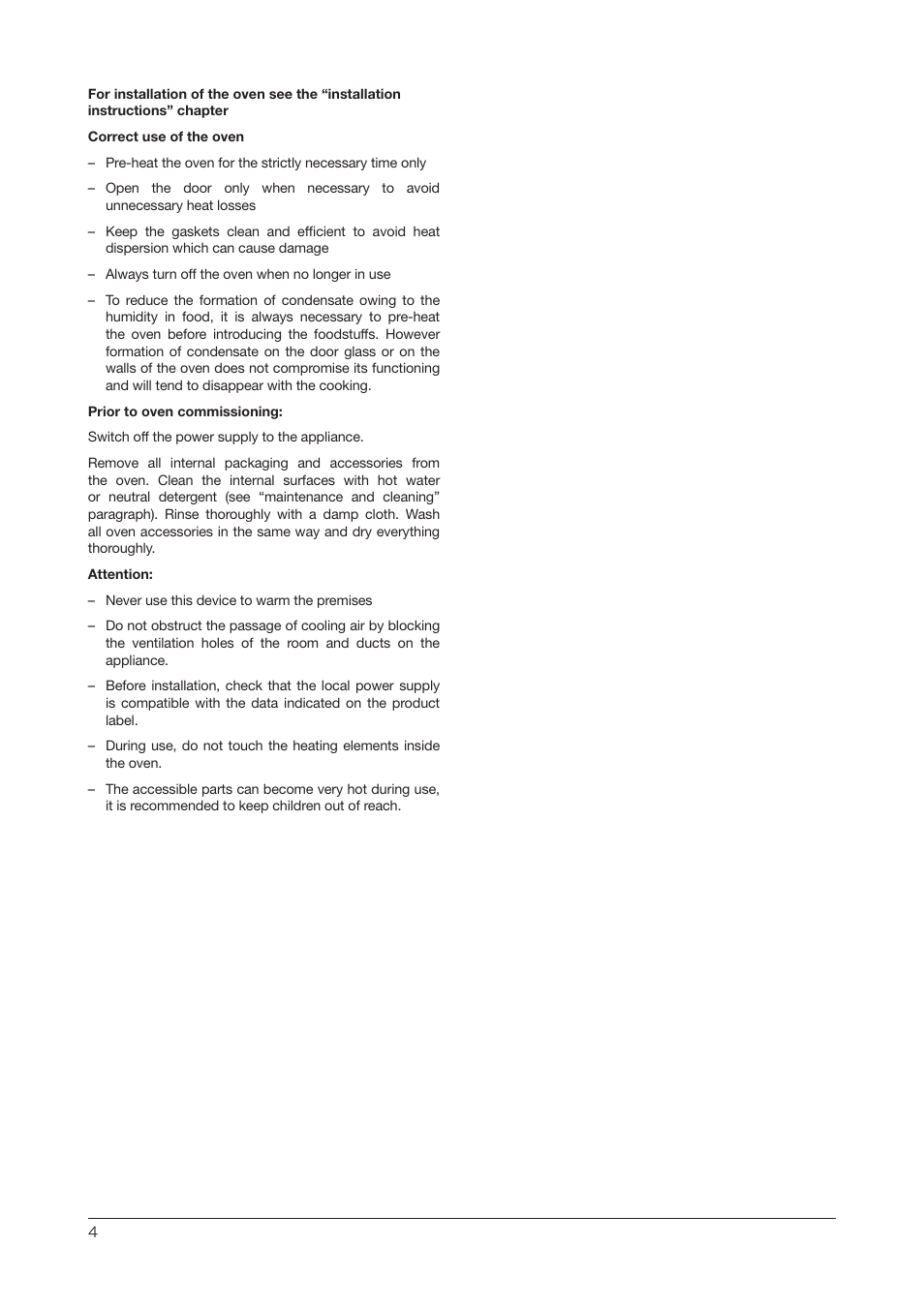 Kleenmaid OMF6020 User Manual | Page 4 / 20
