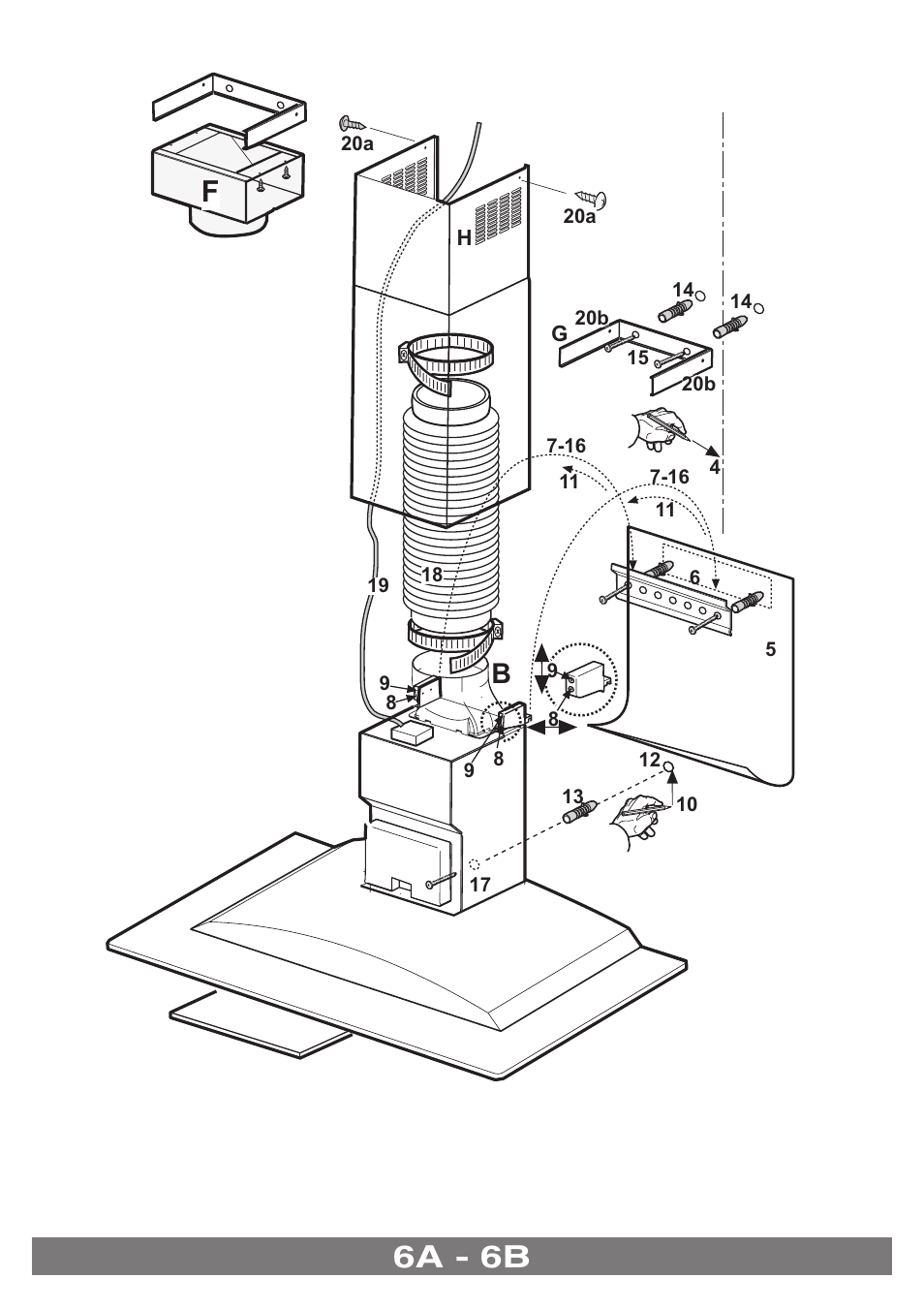 6a - 6b | Kleenmaid RHSGSPOT User Manual | Page 6 / 18