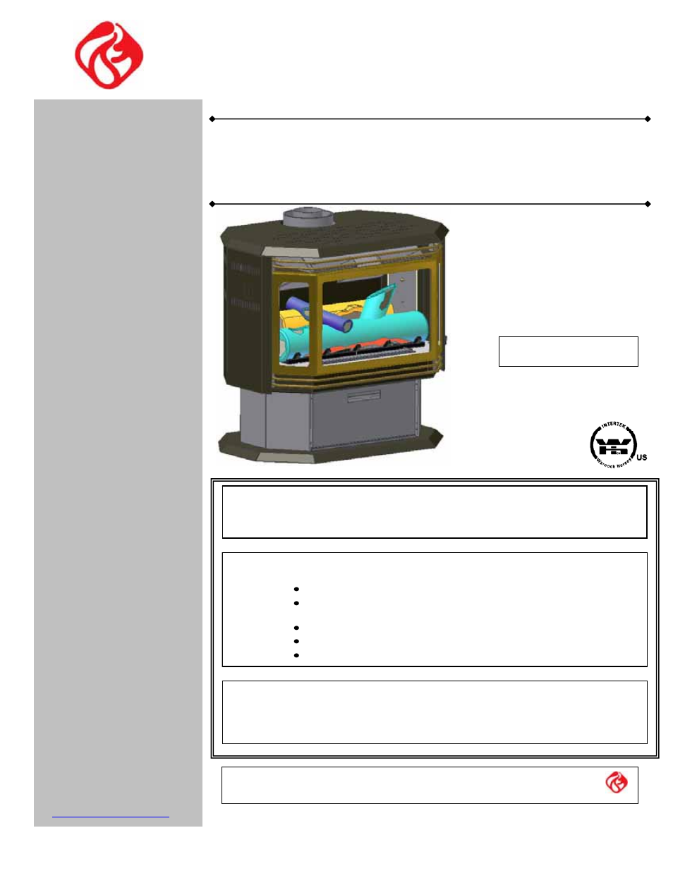 Country Flame Bayvue DV 30 User Manual | 48 pages