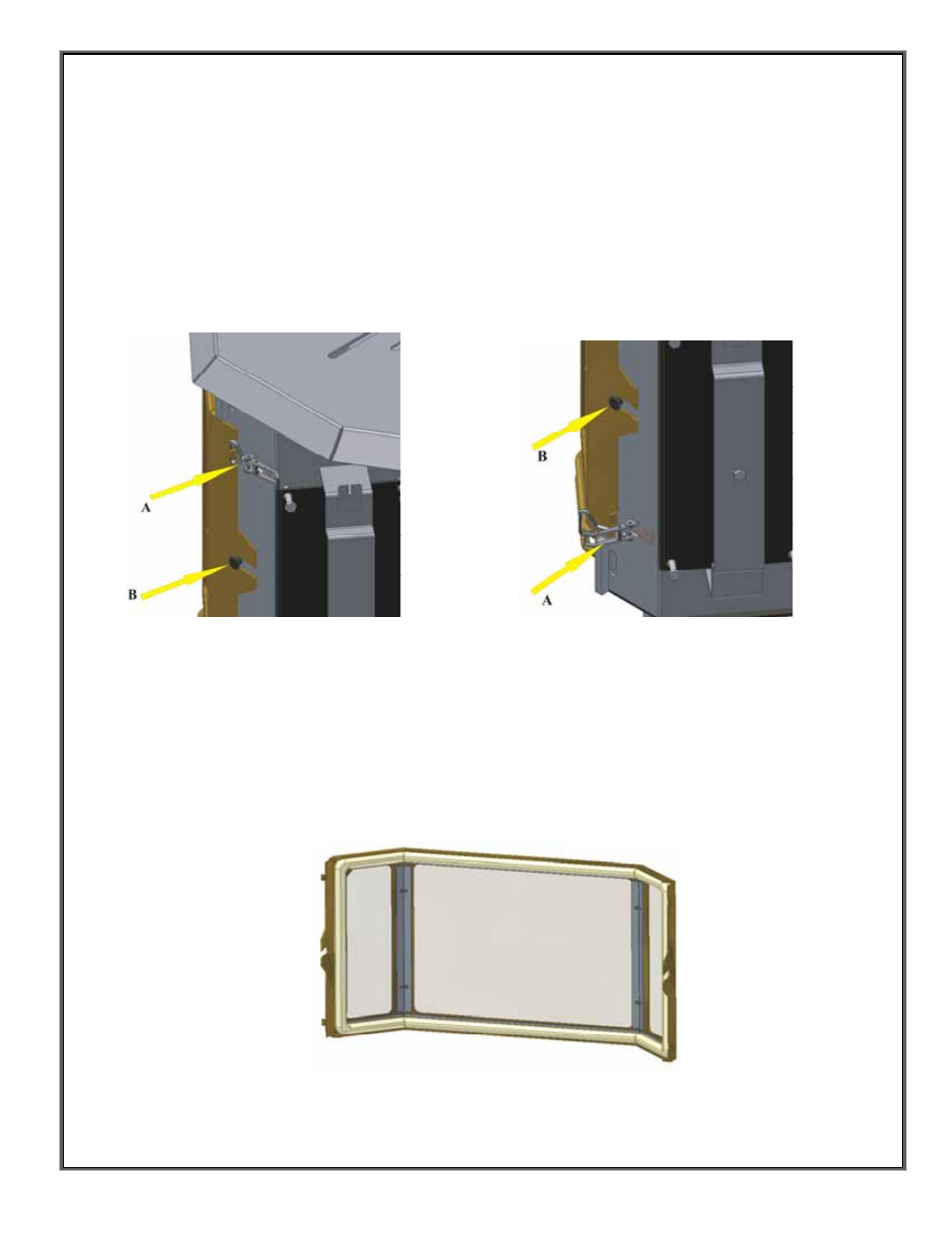 Cleaning plated surfaces, Door installation, Door seal | Country Flame Bayvue DV 30 User Manual | Page 38 / 48