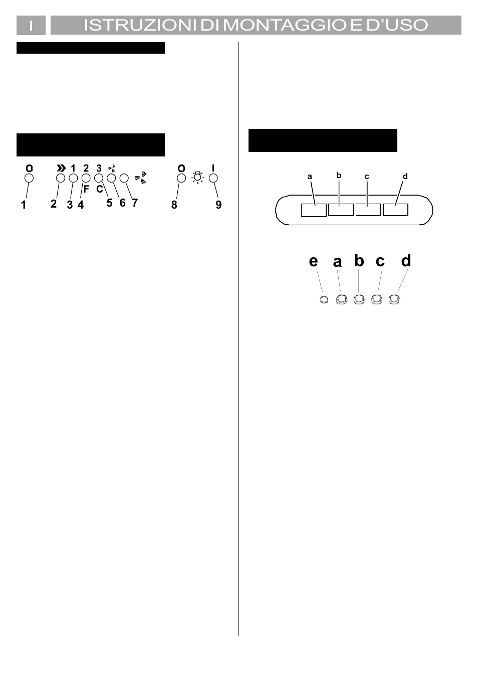 Istruzioni di montaggio e d’uso | Kleenmaid AURORA90 User Manual | Page 18 / 30