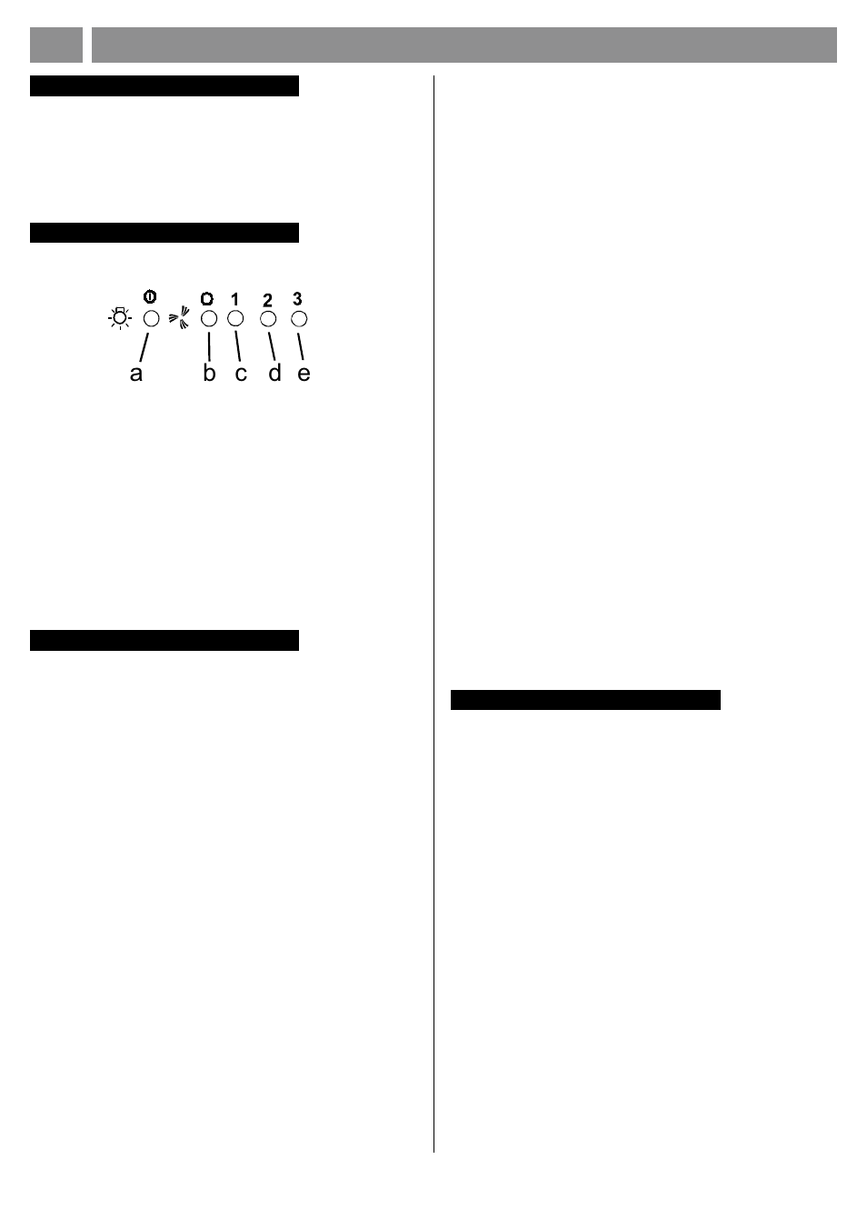 Prescriptions de montage et mode d’emploi, Ab c d e | Kleenmaid BOX90 User Manual | Page 12 / 24