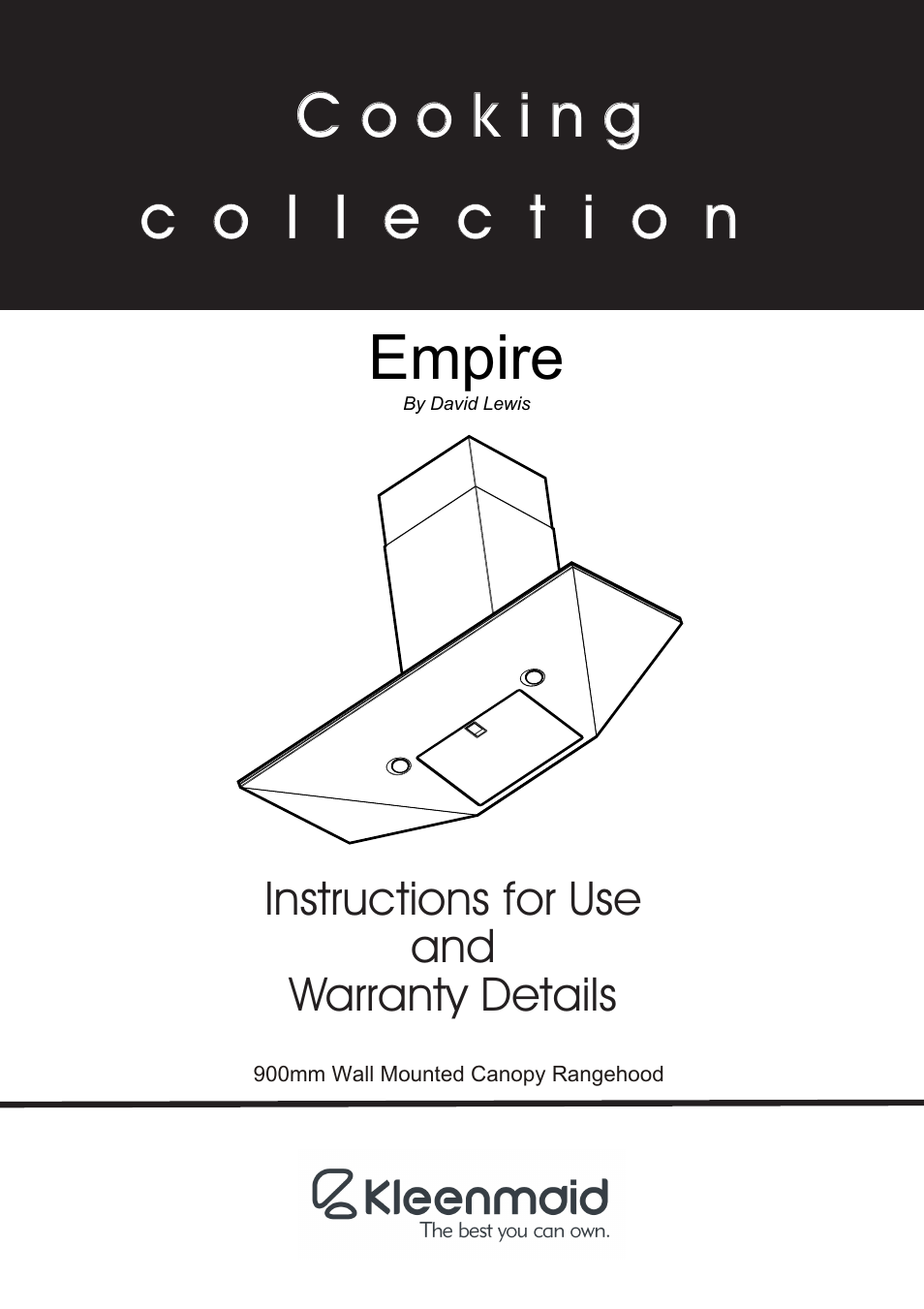 Kleenmaid EMPIRE User Manual | 12 pages