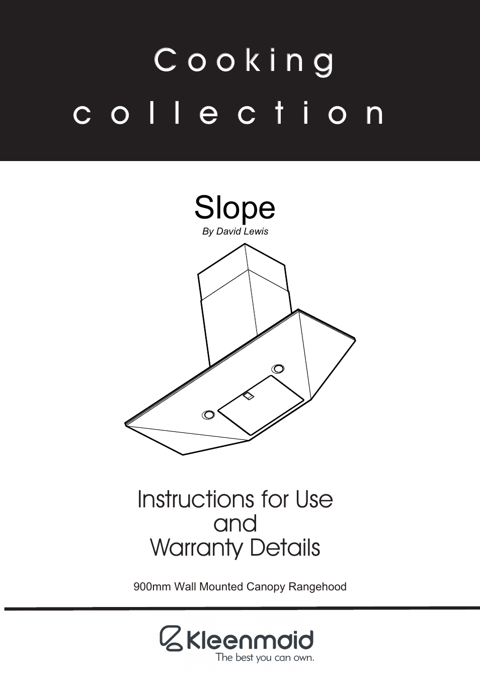 Kleenmaid SLOPE User Manual | 12 pages