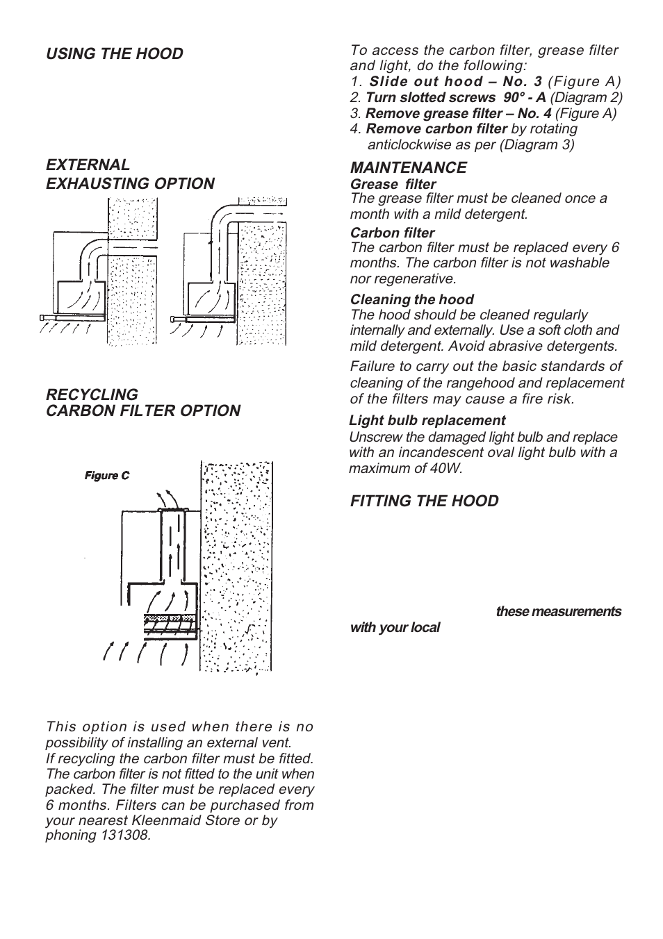 Kleenmaid RH1X User Manual | Page 6 / 8