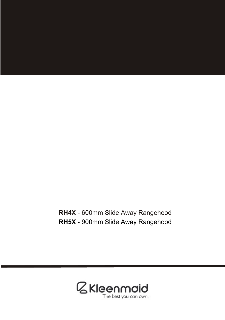 Kleenmaid RH4X User Manual | 12 pages