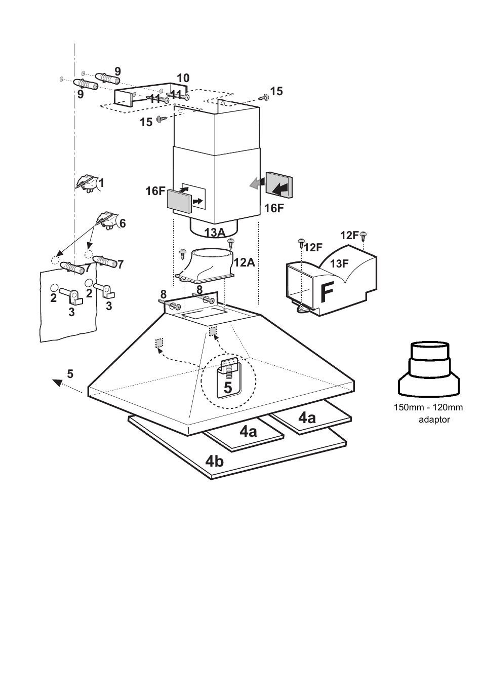 4a 4b 4a | Kleenmaid RH8 User Manual | Page 3 / 8