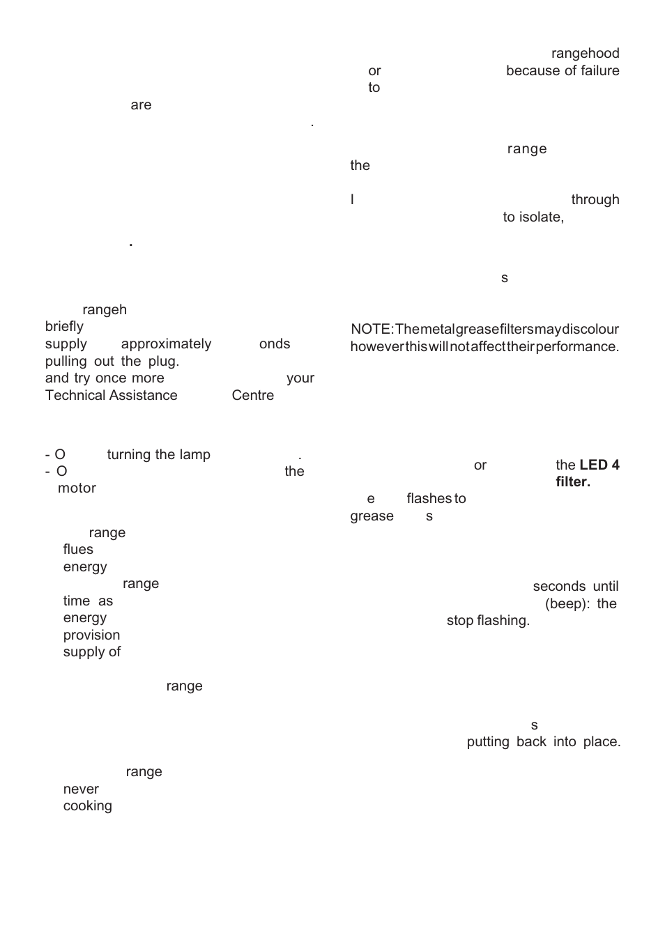 Kleenmaid RH14 User Manual | Page 7 / 10