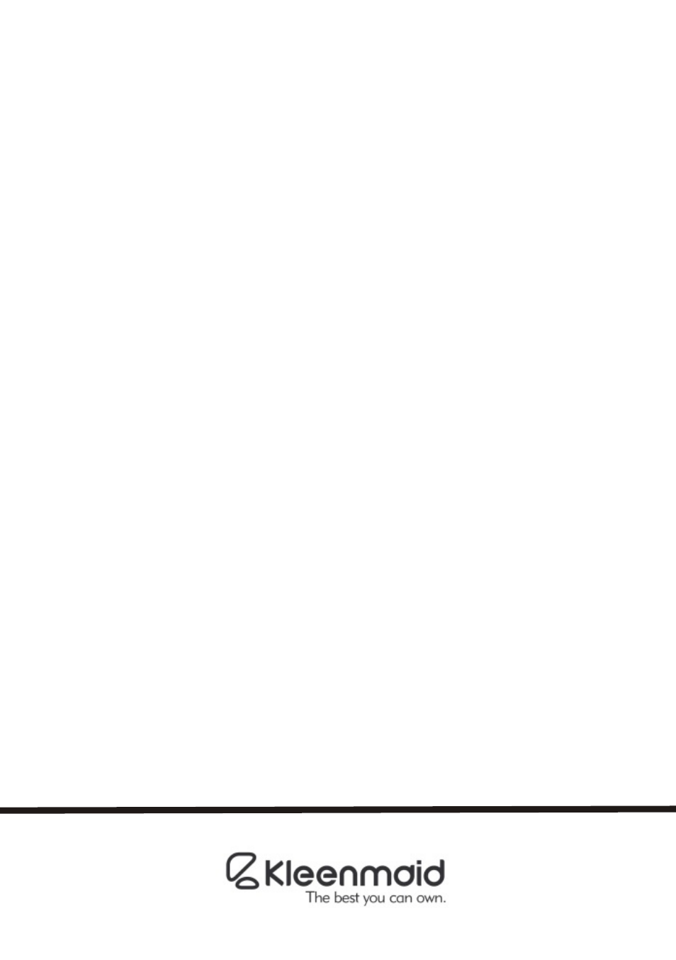 Kleenmaid RH23W User Manual | Page 7 / 7