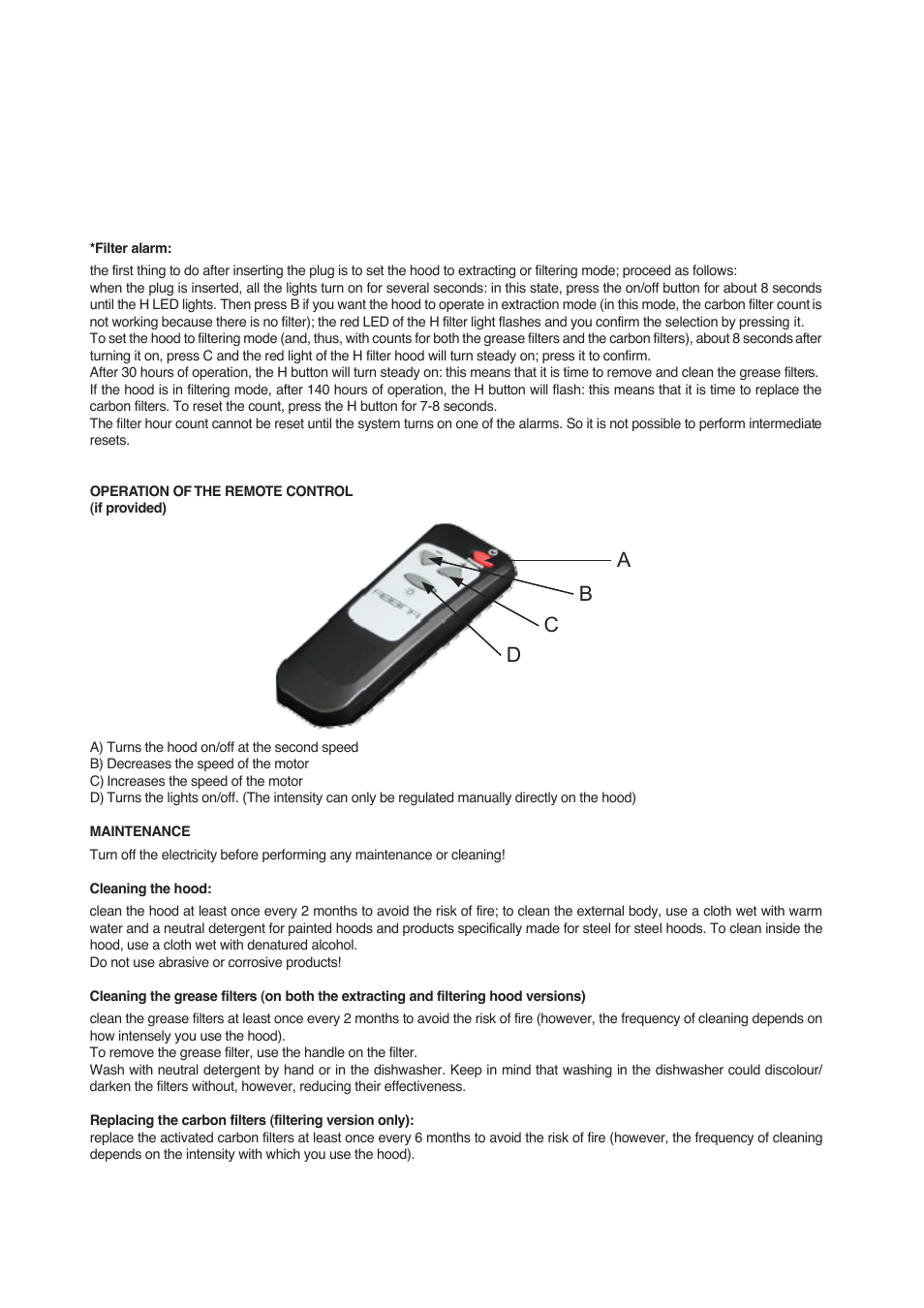 Ab c d | Kleenmaid RHWMDB40 User Manual | Page 11 / 16
