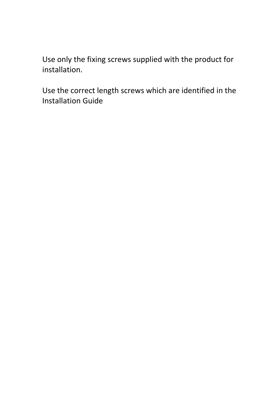 Fog0016993, Warning | Kleenmaid RHU60 User Manual | Page 10 / 10