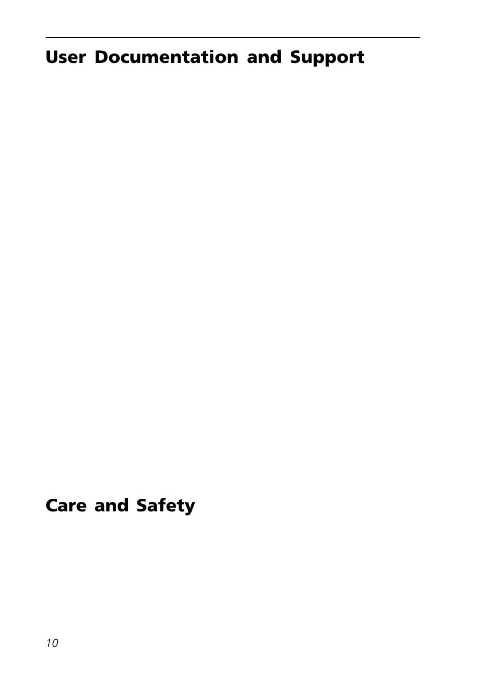 User documentation and support, Care and safety, Help | Support, Troubleshooting, User documentation and support care and safety | C Technologies Mobile Information Collector C-Pen User Manual | Page 10 / 95