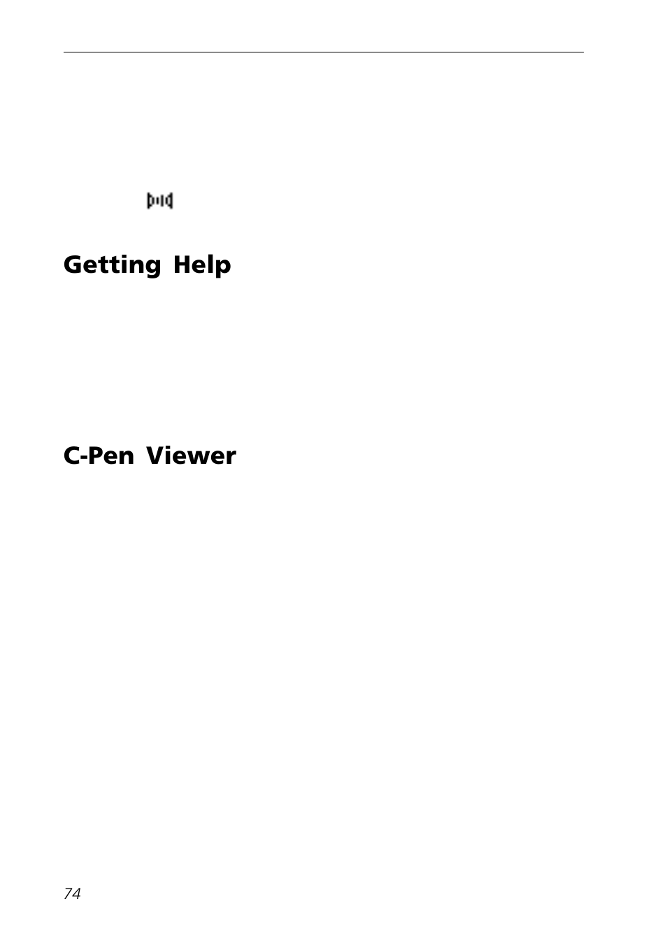Getting help, C-pen viewer, Getting help c-pen viewer | C Technologies Mobile Information Collector C-Pen User Manual | Page 74 / 95