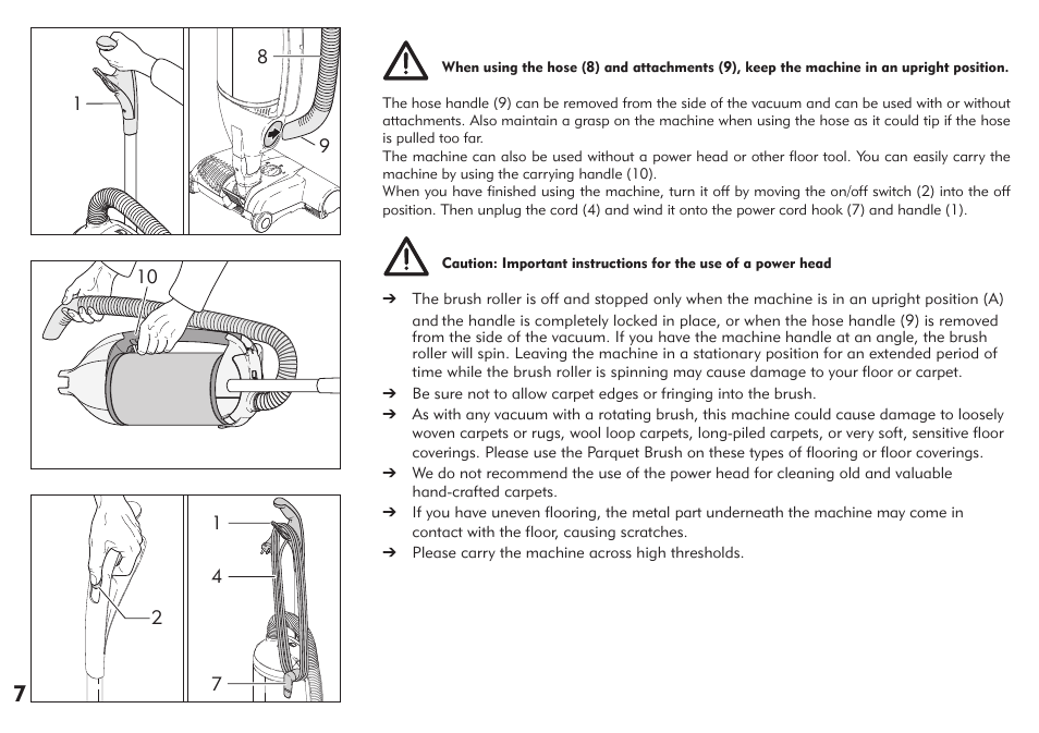 Kleenmaid VC700 User Manual | Page 8 / 16