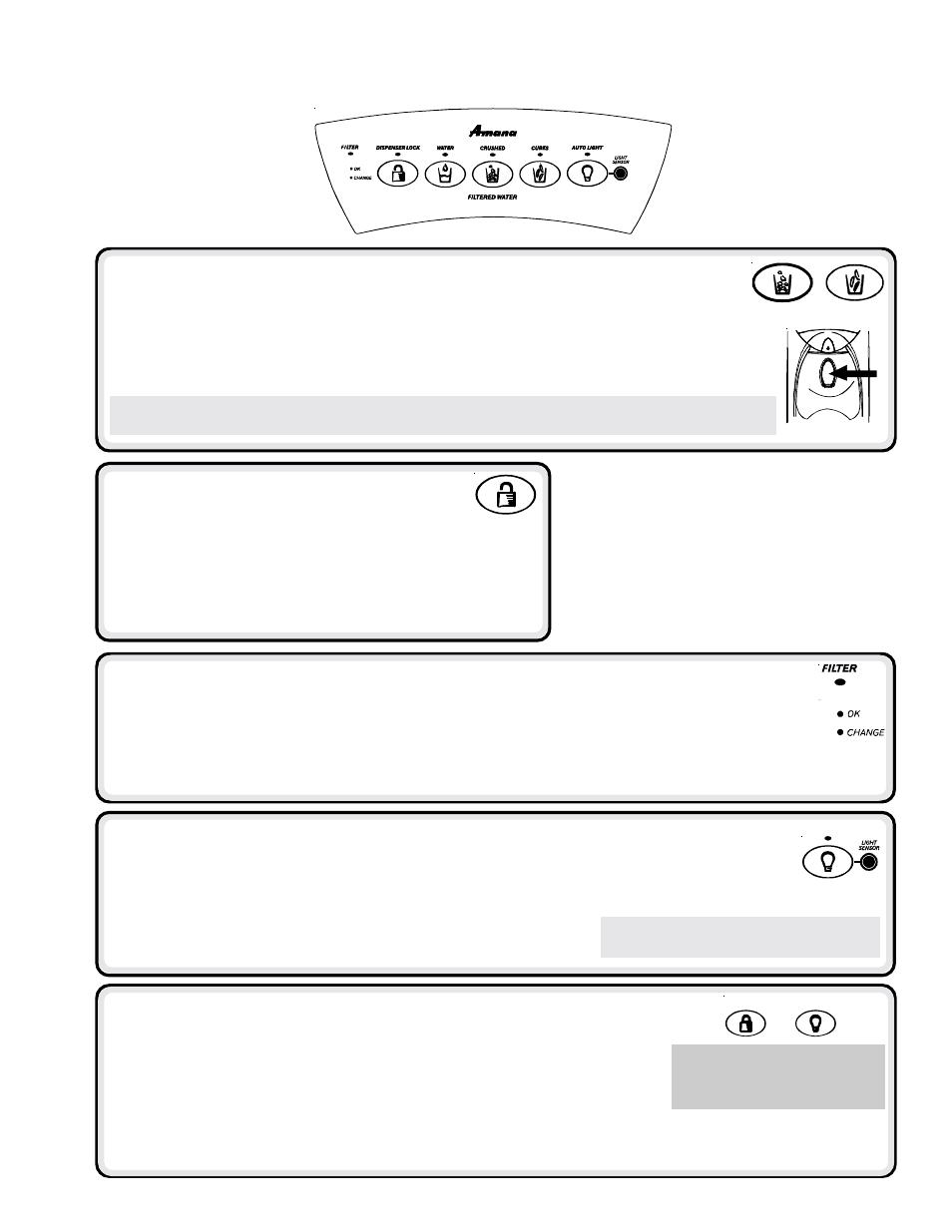 Dispenser features, Control features | Kleenmaid B Series User Manual | Page 15 / 25