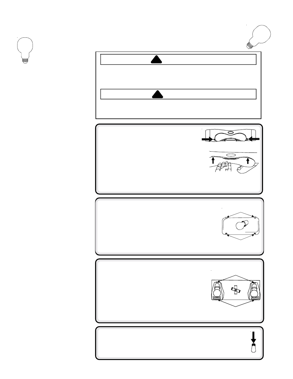 Hints and care, Warning, Caution | How to remove and replace light bulbs, How to get the most out of your energy dollar | Kleenmaid B Series User Manual | Page 20 / 25