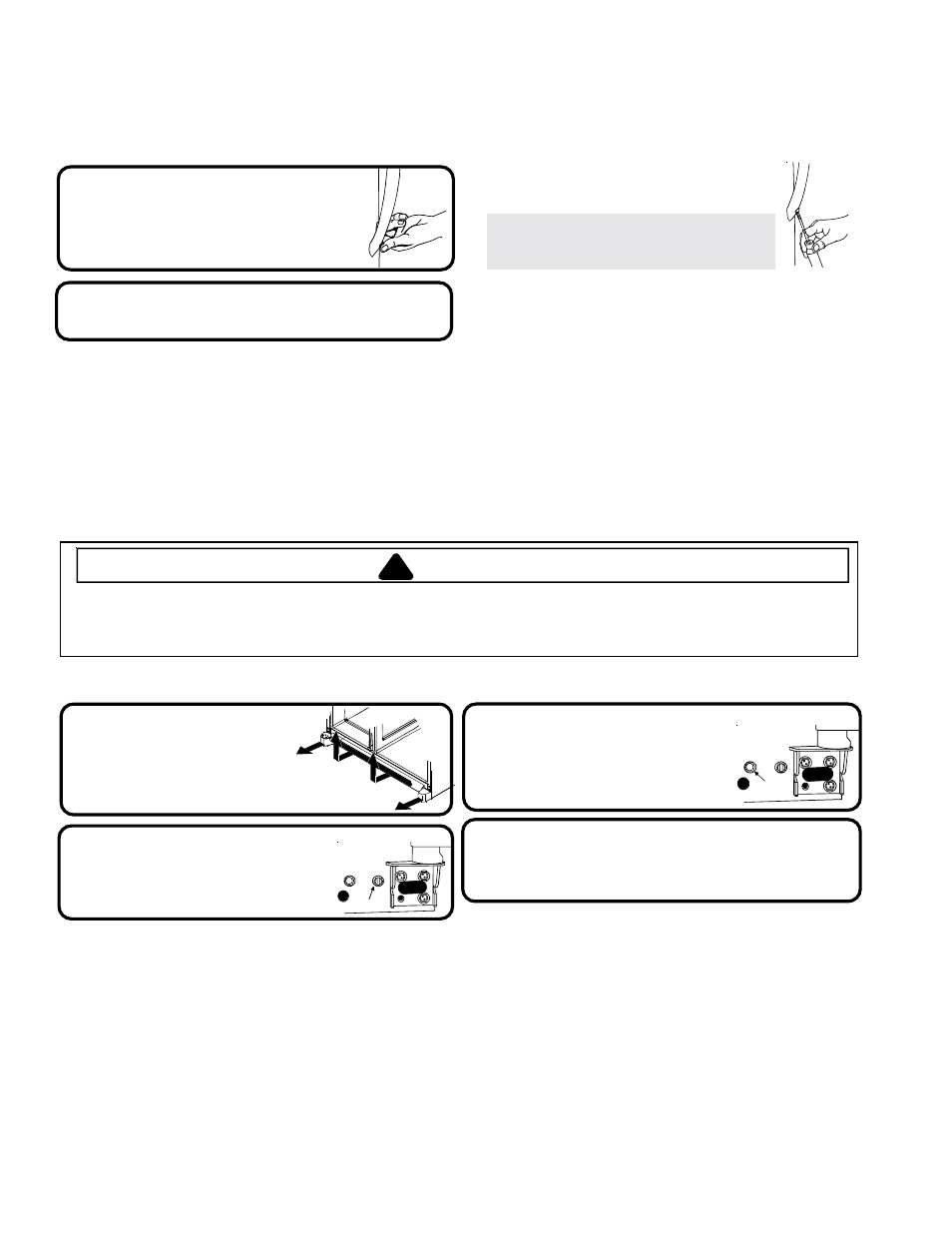 Installing your refrigerator, Caution | Kleenmaid B Series User Manual | Page 6 / 25