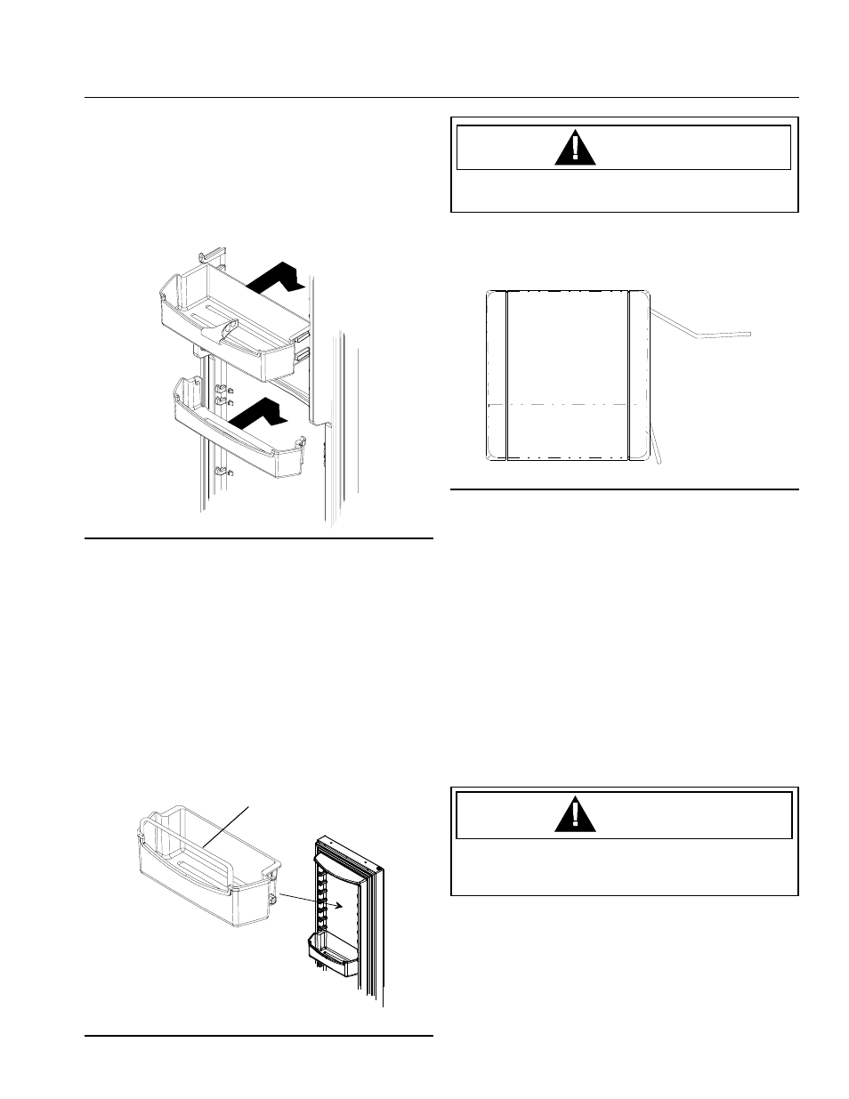 Freezer features caution, Caution | Kleenmaid V Series User Manual | Page 11 / 17