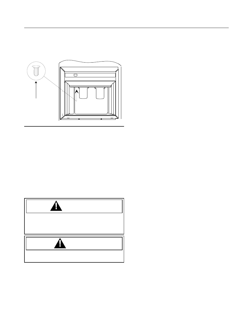 Care and cleaning warning, Caution | Kleenmaid V Series User Manual | Page 13 / 17