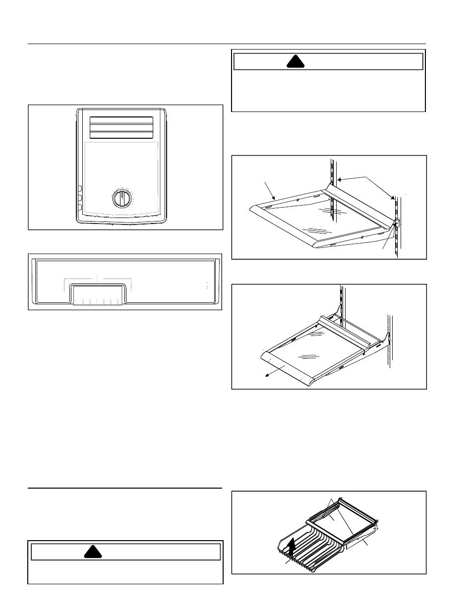 Caution, Controls, Fresh food features | Kleenmaid BX521V User Manual | Page 9 / 21