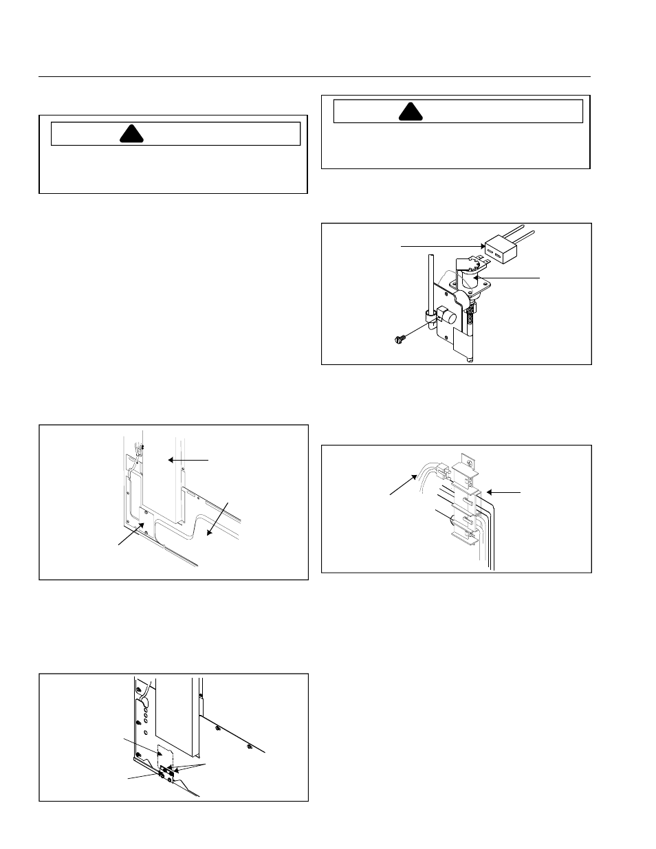 Procedure, Warning, Caution | Kleenmaid IC56 User Manual | Page 4 / 8