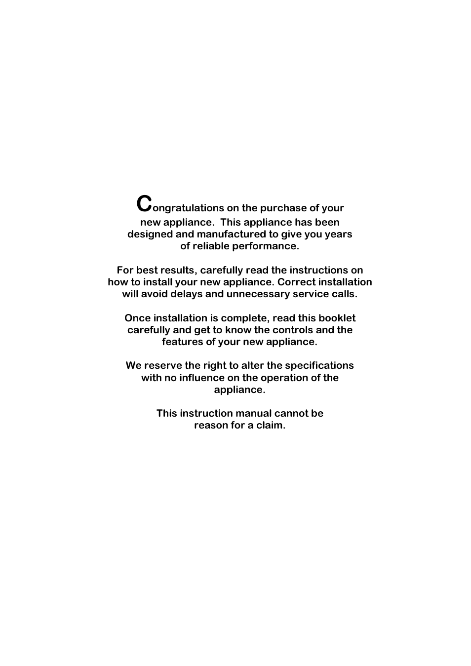 Kleenmaid RFS140 User Manual | Page 2 / 17