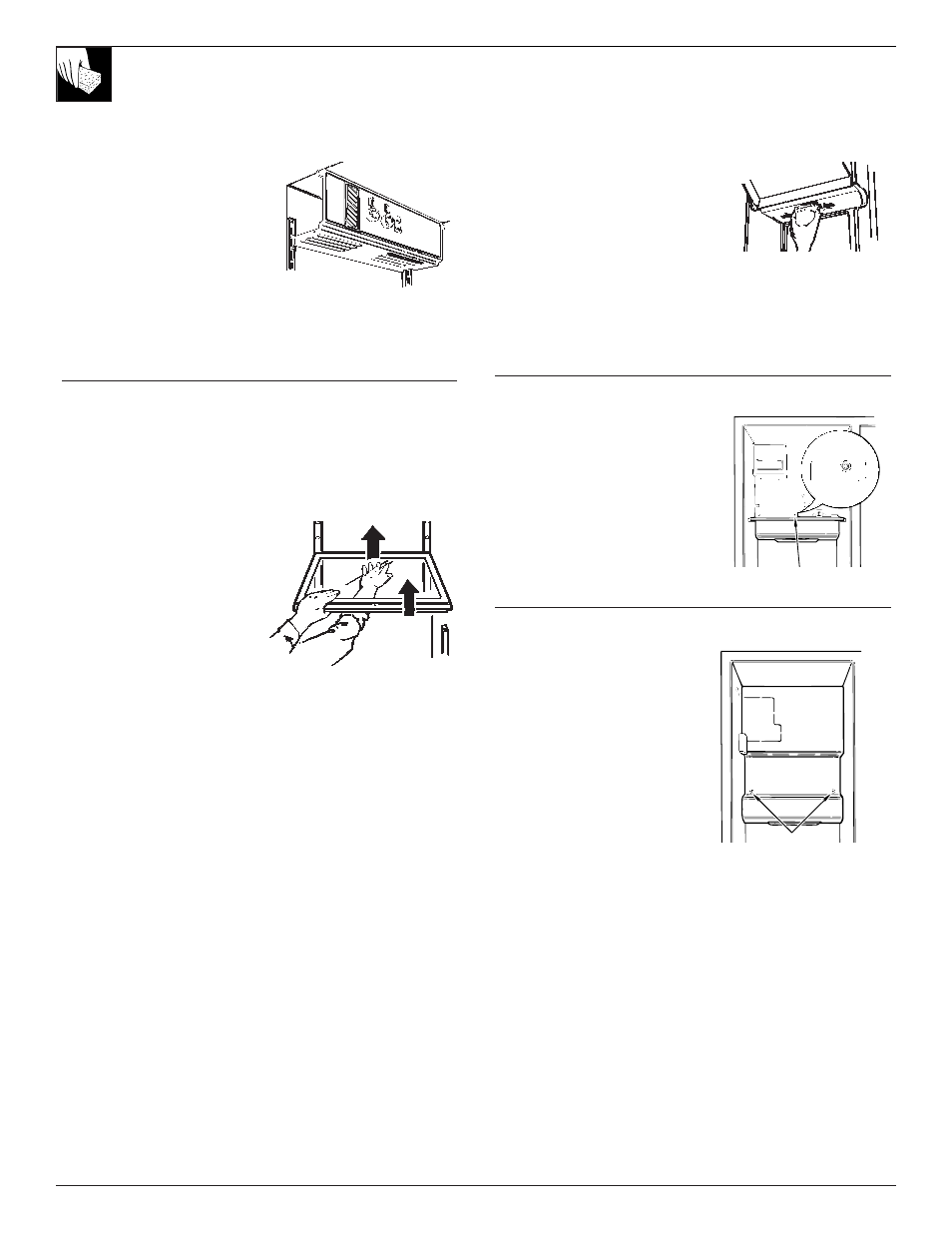 Light bulb replacement, Care and cleaning | Kleenmaid TFG27PFXA User Manual | Page 14 / 72