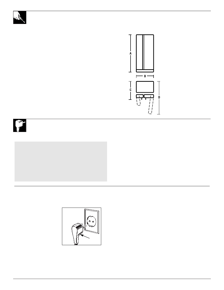 Dimensions, Installation, Earthing | Electrical requirements, Earthing , 17 electrical requirements , 17, Preparation, Installation requirements | Kleenmaid TFG27PFXA User Manual | Page 16 / 72