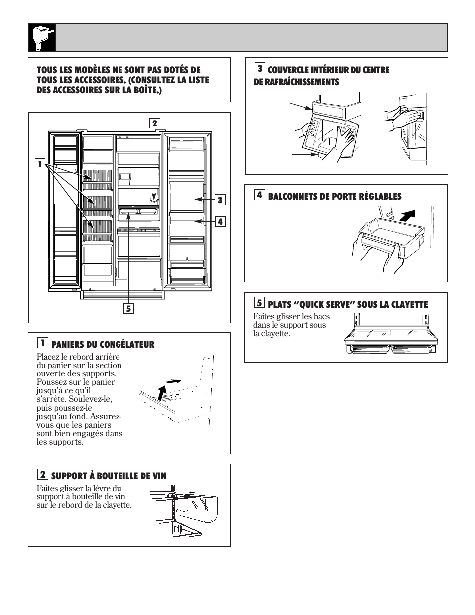 Accessoires supplémentaires | Kleenmaid TFG27PFXA User Manual | Page 42 / 72