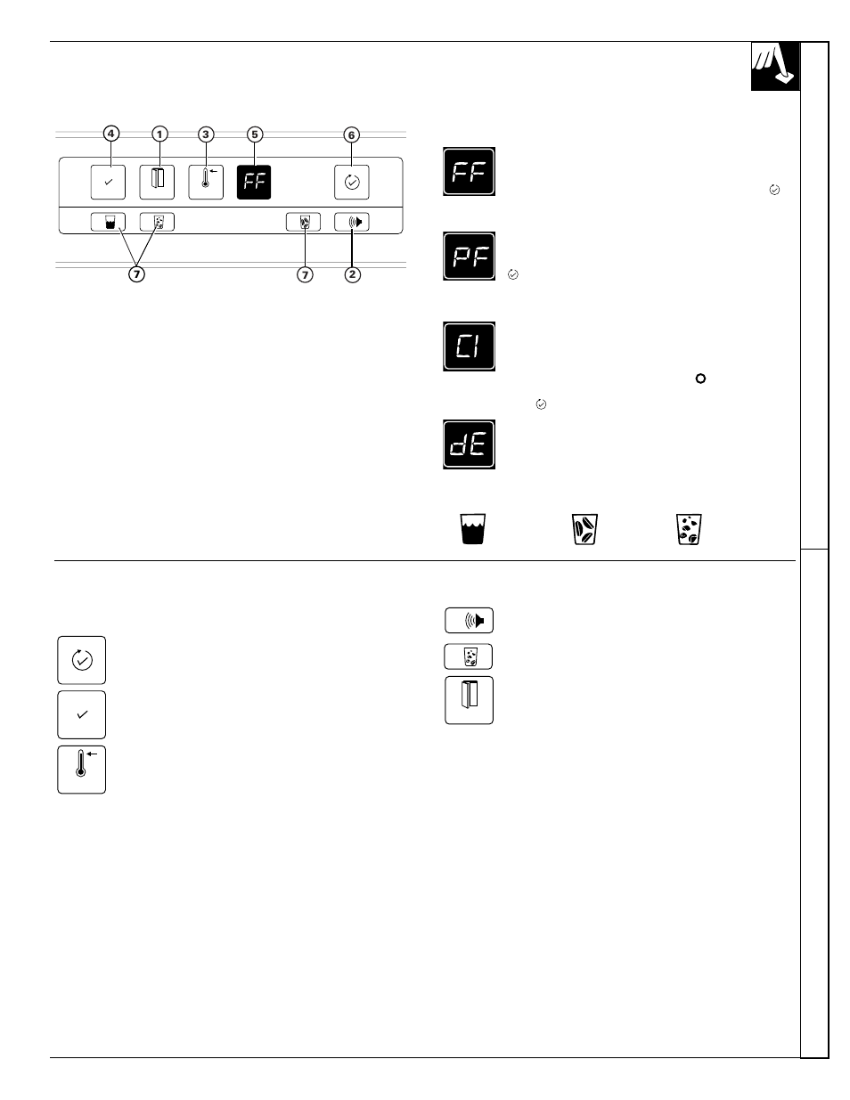 Electronic monitor, Electronic monitor , 6, Refr eshment center electr onic monitor | Kleenmaid TFG27PFXA User Manual | Page 5 / 72