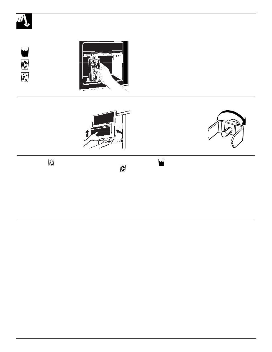 Ice and water dispenser, Water dispenser, Ice and water dispenser 8 | Crushed ice water, Important facts about your dispenser | Kleenmaid TFG27PFXA User Manual | Page 8 / 72