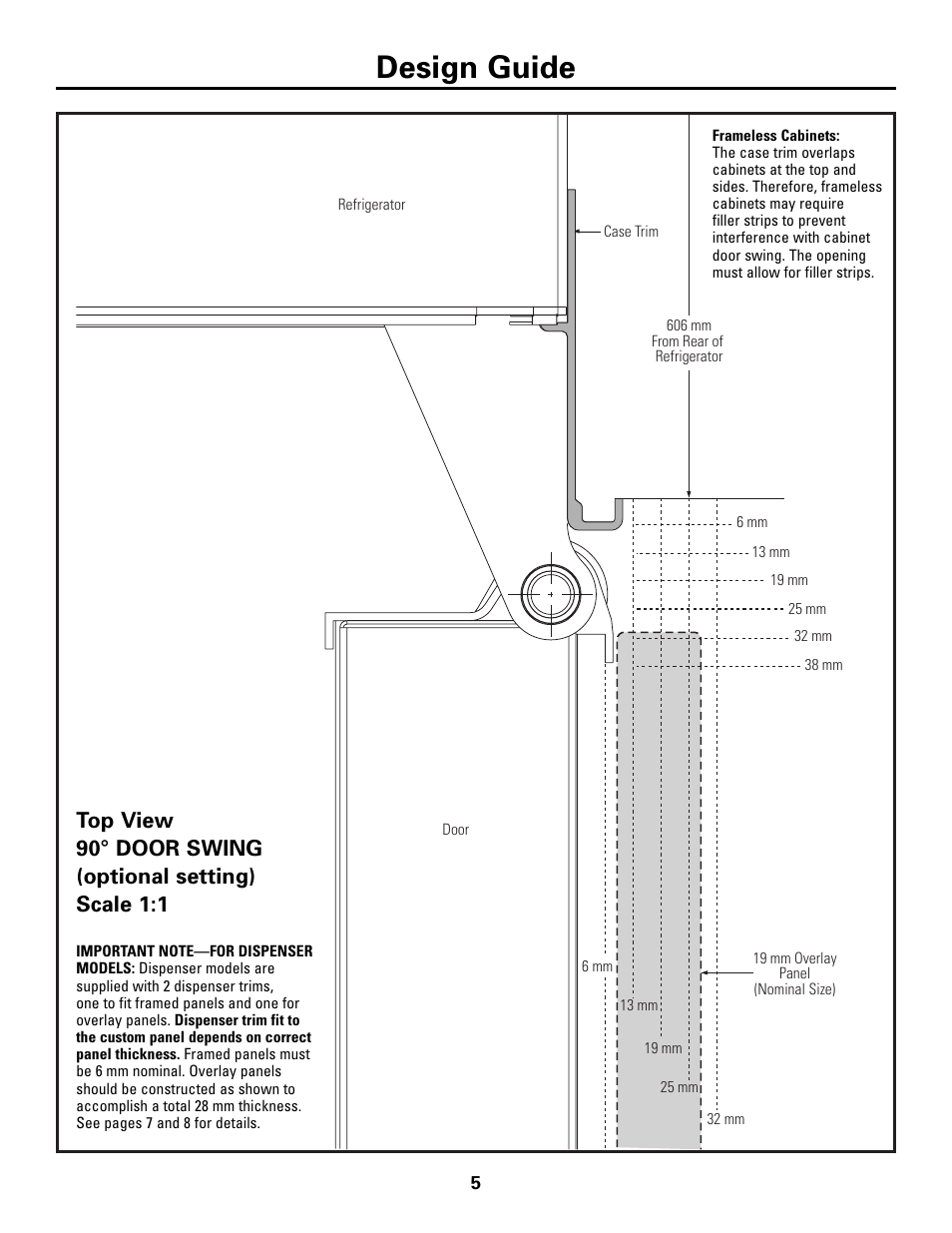 Design guide | Kleenmaid ZSGS420IBS User Manual | Page 5 / 20