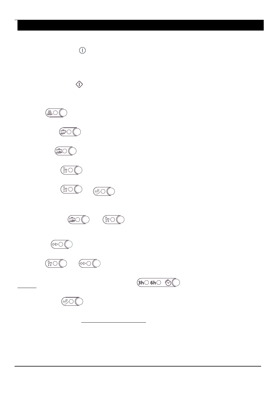 Choice of programmes | Kleenmaid DW18I User Manual | Page 9 / 20